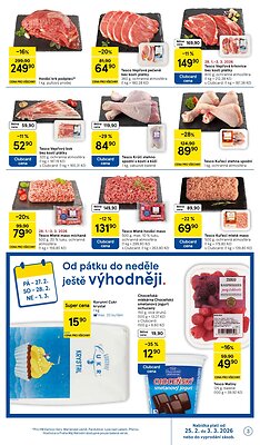 akční leták Tesco 25.2.2026-3.3.2026