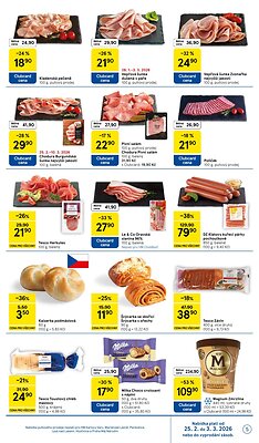akční leták Tesco 25.2.2026-3.3.2026