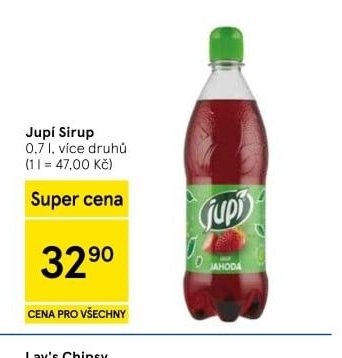 Jupí Sirup 0,7 l