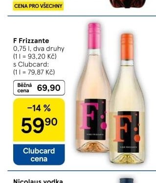 F Frizzante 0,75 l