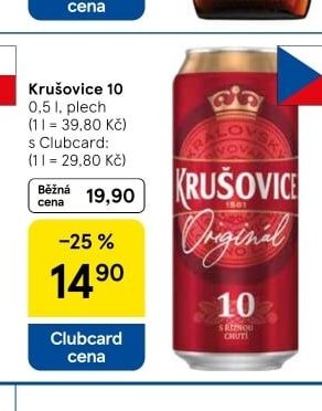Krušovice 10 0,5 l