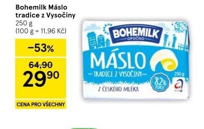 Bohemilk Máslo tradice z Vysočiny