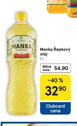 Manka Řepkový olej