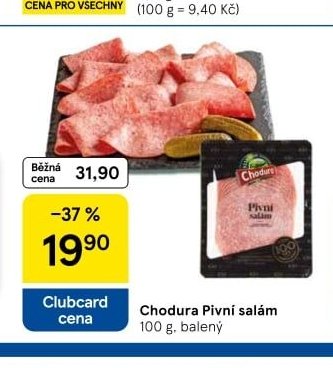 Chodura Pivní salám