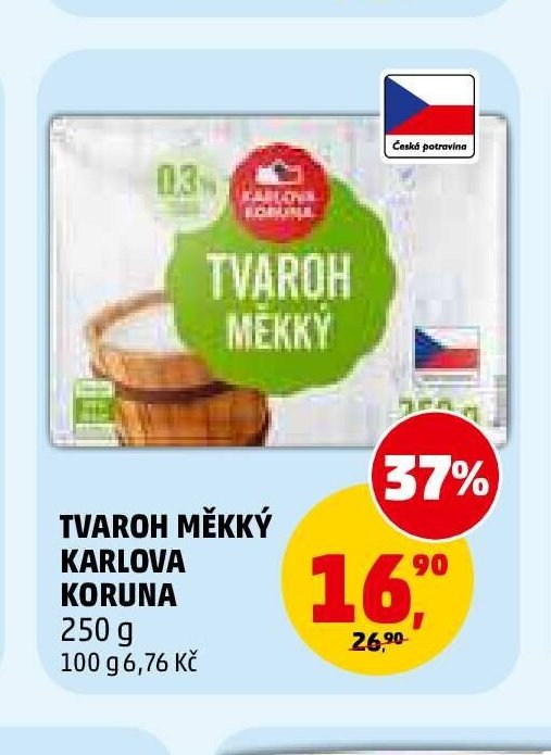 TVAROH MĚKKÝ KARLOVA KORUNA 250 g