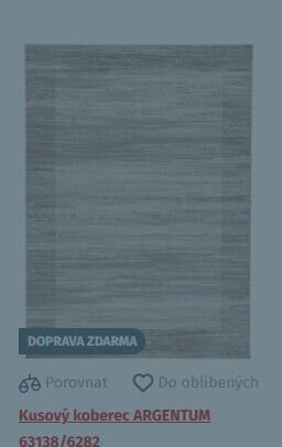 Kusový koberec ARGENTUM 63138/6282 - Breno koberce akcniletaky.com