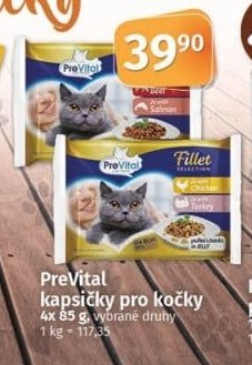 PreVital kapsičky pro kočky