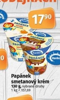 Papánek smetanový krém