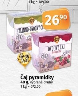 Čaj pyramidky