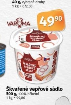 Škvařené vepřové sádlo