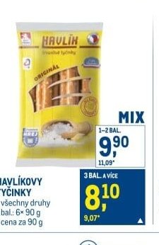 HAVLÍKOVY TYČINKY