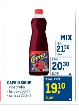 CAPRIO SIRUP