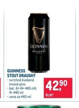 GUINNESS STOUT DRAUGHT