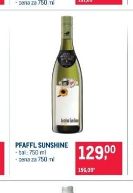 PFAFFL SUNSHINE