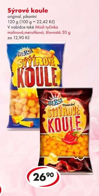 Sýrové koule Bersi