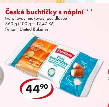 České buchtičky s náplní