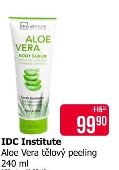 IDC Institute Aloe Vera tělový peeling 240 ml