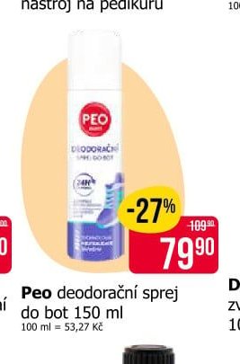 Peo deodorační sprej do bot 150 ml