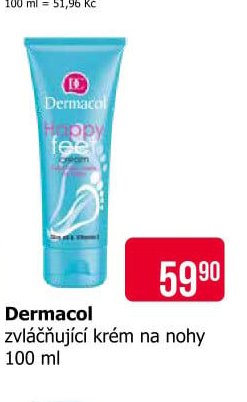 Dermacol zvláčňující krém na nohy 100 ml
