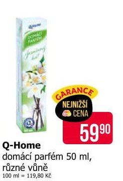 Q-Home domácí parfém 50 ml, různé vůně