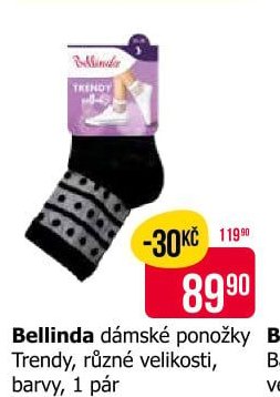 Bellinda dámské ponožky Trendy, různé velikosti, barvy, 1 pár