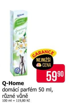 Q-Home domácí parfém 50 ml, různé vůně