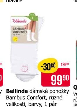 Bellinda dámské ponožky Bambus Comfort, různé velikosti, barvy, 1 pár - Teta drogerie akcniletaky.com