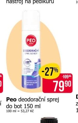 Peo deodorační sprej do bot 150 ml