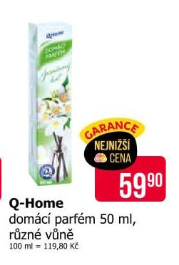 Q-Home domácí parfém 50 ml, různé vůně