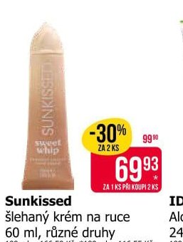 Sunkissed šlehaný krém na ruce 60 ml, různé druhy