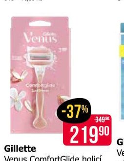 Gillette Venus ComfortGlide holicí strojek + 2 náhradní hlavice