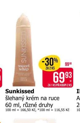 Sunkissed šlehaný krém na ruce