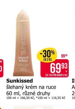 Sunkissed šlehaný krém na ruce