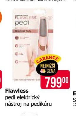 Flawless pedi elektrický nástroj na pedikúru