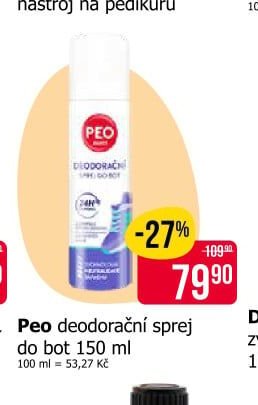 Peo deodorační sprej do bot 150 ml