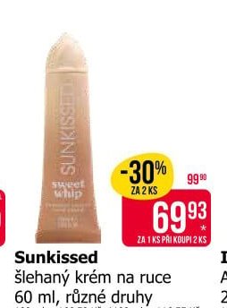 Sunkissed šlehaný krém na ruce 60 ml, různé druhy