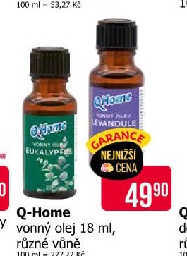 Q-Home vonný olej 18 ml, různé vůně