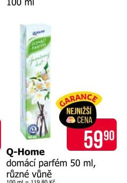 Q-Home domácí parfém 50 ml, různé vůně