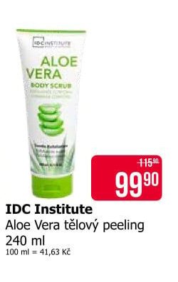 IDC Institute Aloe Vera tělový peeling 240 ml
