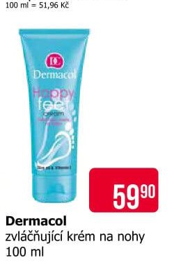 Dermacol zvláčňující krém na nohy 100 ml