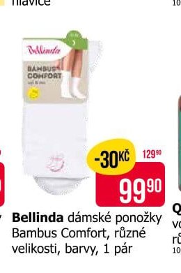 Bellinda dámské ponožky Bambus Comfort