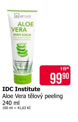 IDC Institute Aloe Vera tělový peeling 240 ml