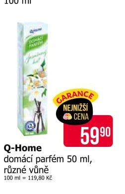 Q-Home domácí parfém 50 ml, různé vůně