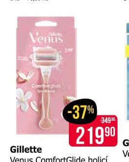 Gillette Venus ComfortGlide holicí strojek + 2 náhradní hlavice