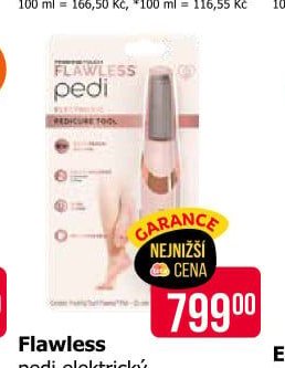 Flawless pedi elektrický nástroj na pedikúru