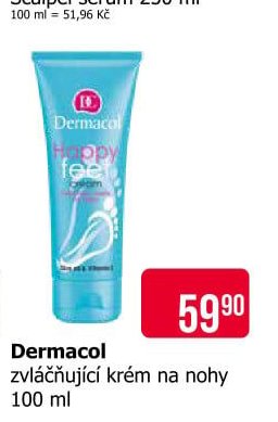 Dermacol zvláčňující krém na nohy 100 ml