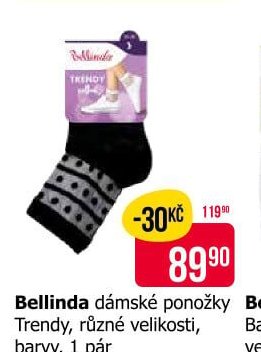 Bellinda dámské ponožky Trendy, různé velikosti, barvy, 1 pár