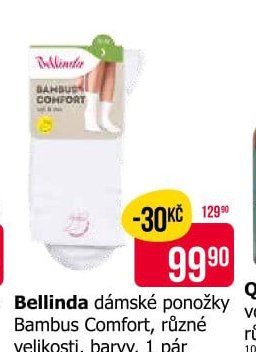 Bellinda dámské ponožky Bambus Comfort, různé velikosti, barvy, 1 pár