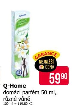 Q-Home domácí parfém 50 ml, různé vůně