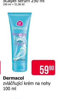 Dermacol zvláčňující krém na nohy 100 ml